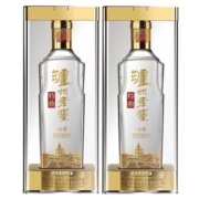 【3人团】泸州老窖特曲晶彩52度浓香型白酒500ml*2瓶送礼品袋高档