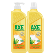 斧头牌（AXE）柠檬芦荟护肤洗洁精1.18kg*2瓶  快速去油 维E呵护不伤手