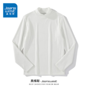 JEANSWEST 真维斯 男士半高领双面德绒打底衫JR-23-171G87*2件