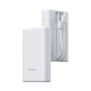 PLUS会员：ROMOSS 罗马仕 PAC20-272-1111H 自带线移动电源 20000mAh 22.5W