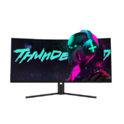 雷神 34英寸 WQHD 21:9带鱼 2K 144Hz 1Ms 曲面窄边 升降旋转底座 HDMI HDR电竞办公游戏显示器/电脑显示屏