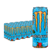 Monster 魔爪芒果狂欢 芒果风味 能量风味饮料 维生素功能饮料 330ml*24罐 整箱装 可口可乐公司出品