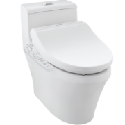 松下（Panasonic）智能坐便器即热式宽幅款智能马桶盖5225+A型马桶300坑距套餐机