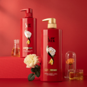 舒蕾 升级款山茶花精油焗油莹亮洗发水 500ml*2瓶 会员赠蚕丝洗发露6ml*5
