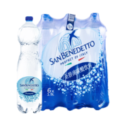 圣碧涛（San Benedetto）意大利进口 碳酸饮料 1.5L*6 （气泡水）（不同于矿泉水）（新老包装交替发货）