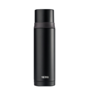 膳魔师（THERMOS）500ml保温杯商务办公带杯盖水杯男女士简约保冷杯 FEI-501 BK黑色