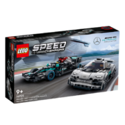 乐高（LEGO）超级赛车系列梅赛德斯奔驰双车阿斯顿马丁儿童赛车模型圣诞节礼物 76909梅赛德斯-AMG F1 W12