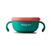 babycare宝宝吸管碗喝汤婴儿专用辅食碗吸盘三合一零食碗儿童餐具