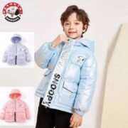 SNOOPY 史努比 男女童连帽保暖棉服（105~140码）多色