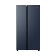 【全新升级】海尔（Haier）冰箱双开门517升风冷无霜变频家用对开门薄款大容量智能冰箱 517升星石蓝【一级双变频+巨能冻+黑金净化】