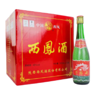 特价版： 西凤酒 高脖绿瓶 45%vol 凤香型白酒 500ml*12瓶 整箱装