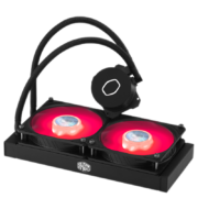 酷冷至尊(Cooler Master)冰神B240 CPU水冷散热器(支持多平台/双腔水泵/微流道设计/均衡型风扇/电脑组件)