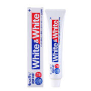 狮王（Lion）White&white美白牙膏150g经典大白管日本进口 清新亮白