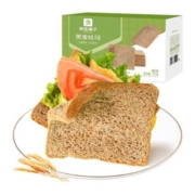 88VIP：良品铺子 低脂黑麦 全麦吐司面包 1kg