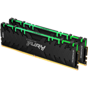 金士顿 (Kingston) FURY 16GB(8G×2)套装 DDR4 3600 台式机内存条 Renegade叛逆者系列 RGB灯条 骇客神条