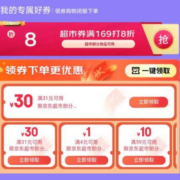 即享好券：京东 满31-30/4-1元 超市品类券