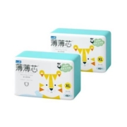 88VIP：FIVERAMS 五羊 薄薄芯系列 婴儿纸尿裤 XL92片*2件