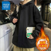 PLUS会员：JEANSWEST 真维斯 男士重磅羊羔绒外套 2022110807-WY7