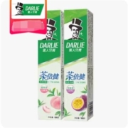 聚划算百亿补贴：DARLIE  好来 原黑人 茶倍健牙膏  白桃味 百香果味 160g*1