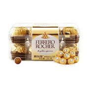 费列罗 FERRERO）榛果威化糖果巧克力 16粒礼盒装200g
