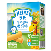 亨氏 (Heinz) 牛奶谷物磨牙棒64g(宝宝零食 辅食 初期-36个月适用)