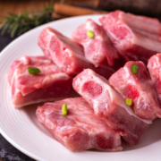 出口日本级，龙大肉食  国产生态黑猪猪肋排 400g*3件