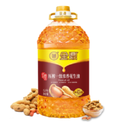 金鼎 食用油 匠心系列 物理压榨 一级浓香花生油5L 责任央企 中储粮出品