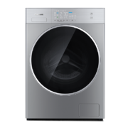 松下(Panasonic)洗衣机滚筒全自动 10公斤大容量 BLDC变频电机 光动银常温除菌 免熨烫 墨晶屏XQG100-L256 以旧换新