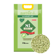 N1 绿茶豆腐猫砂3.7kg 京东款 升级 2.0小颗粒植物无尘吸水祛味易结团可冲厕所猫沙猫咪用品