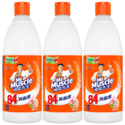 威猛先生（Mr Muscle） 84消毒液 500g*3瓶 清新花香