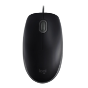 罗技（Logitech）M110 鼠标 有线鼠标 办公鼠标 轻音鼠标 对称鼠标 黑色
