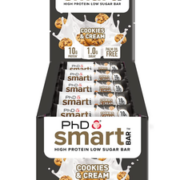 英国营养代餐品牌！PhD Smart 智选 减脂蛋白代餐棒32g*24支 奶油曲奇味  直邮含税到手￥161.29