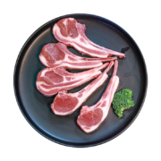 边塞风 盐池滩羊 法式羊排 420g/袋  宁夏滩羊 国产羊肉 生鲜 烧烤食材 战斧羔羊肋排小切