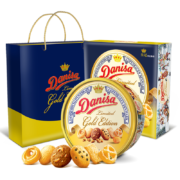 皇冠（danisa）曲奇饼干金色主题礼盒装550g 年货礼盒休闲零食早餐 印尼进口食品