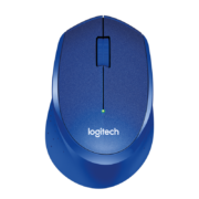 罗技（Logitech） M275(M280)无线鼠标 家用商务办公鼠标 右手鼠标人体工学 企业采购 M275 蓝色