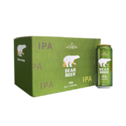 豪铂熊 (BearBeer）IPA啤酒 500ml*8听 礼盒装 德国原装进口109元