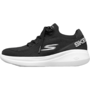Skechers斯凯奇女鞋跑步鞋新品女子缓震跑鞋一脚蹬轻便休闲运动跑鞋128178 黑色/白色/BKW 36
