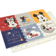 迪士尼DISNEY 宝宝爬行垫 XPE拼接款 加厚双面婴儿爬爬垫 地垫2cm 58*58*6片生日节日礼物