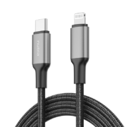 努比亚 MFi认证苹果快充PD20W数据线通用iPhone14/13promax手机Type-C to Lightning线USB-C金属编织线0.25米