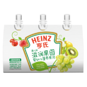 亨氏 (Heinz) 滋润果园-混合口味水果泥78g*3袋(婴儿辅食 婴幼儿营养果汁泥 辅食添加初期-36个月适用)
