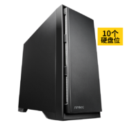 安钛克(Antec)P101-S中塔电脑机箱 12.8Kg大空间 USB黑夜可视化 标配4把风扇 360水冷