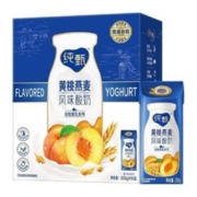 再降价：88VIP：纯甄 燕麦黄桃果粒风味 酸奶 200g*10包