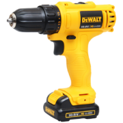 得伟（DEWALT）锂电池版10.8V电钻充电式手电钻起子电动螺丝刀家用多功能电动工具箱DCD701C1-A9