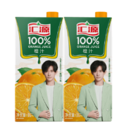 概率券、京喜APP：汇源 易烊千玺同款 100%橙汁浓缩饮料 1L*2盒