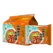 统一 巧面馆 方便面  麻辣笋子牛肉面 106g袋面*5袋 五连包（新老包装随机发货）