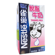 需抢券、Plus、京东特价版：雀巢 Nestle 脱脂牛奶早餐奶 1L×1盒装