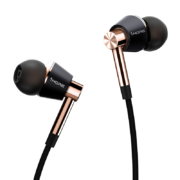 万魔（1MORE）耳机 入耳式 有线 三单元圈铁手机耳机 HiFi耳机Hi-Res E1001金色 适用于华为OPPO苹果手机