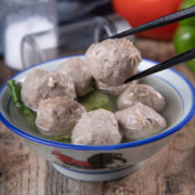 潮味码头 正宗手打潮汕牛肉丸牛筋丸1000g