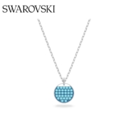 PLUS会员：SWAROVSKI 施华洛世奇 GINGER系列 蓝色圆牌项链 5642957