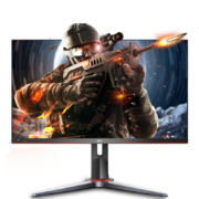AOC 23.8英寸 IPS 广色域 144Hz HDREffect技术 直男小钢炮 人体工学支架 游戏电竞显示器24G2